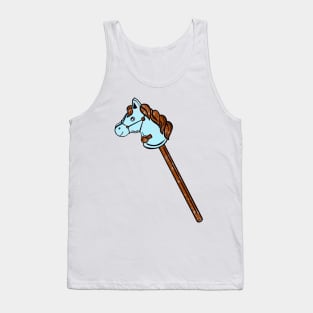 Blue Stick Horse Tank Top